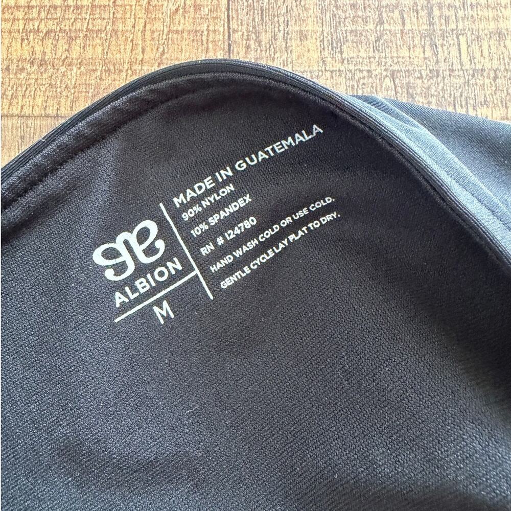 NWT Albion Matte Black Hipster Bikini Bottoms Size M - Picture 5 of 6